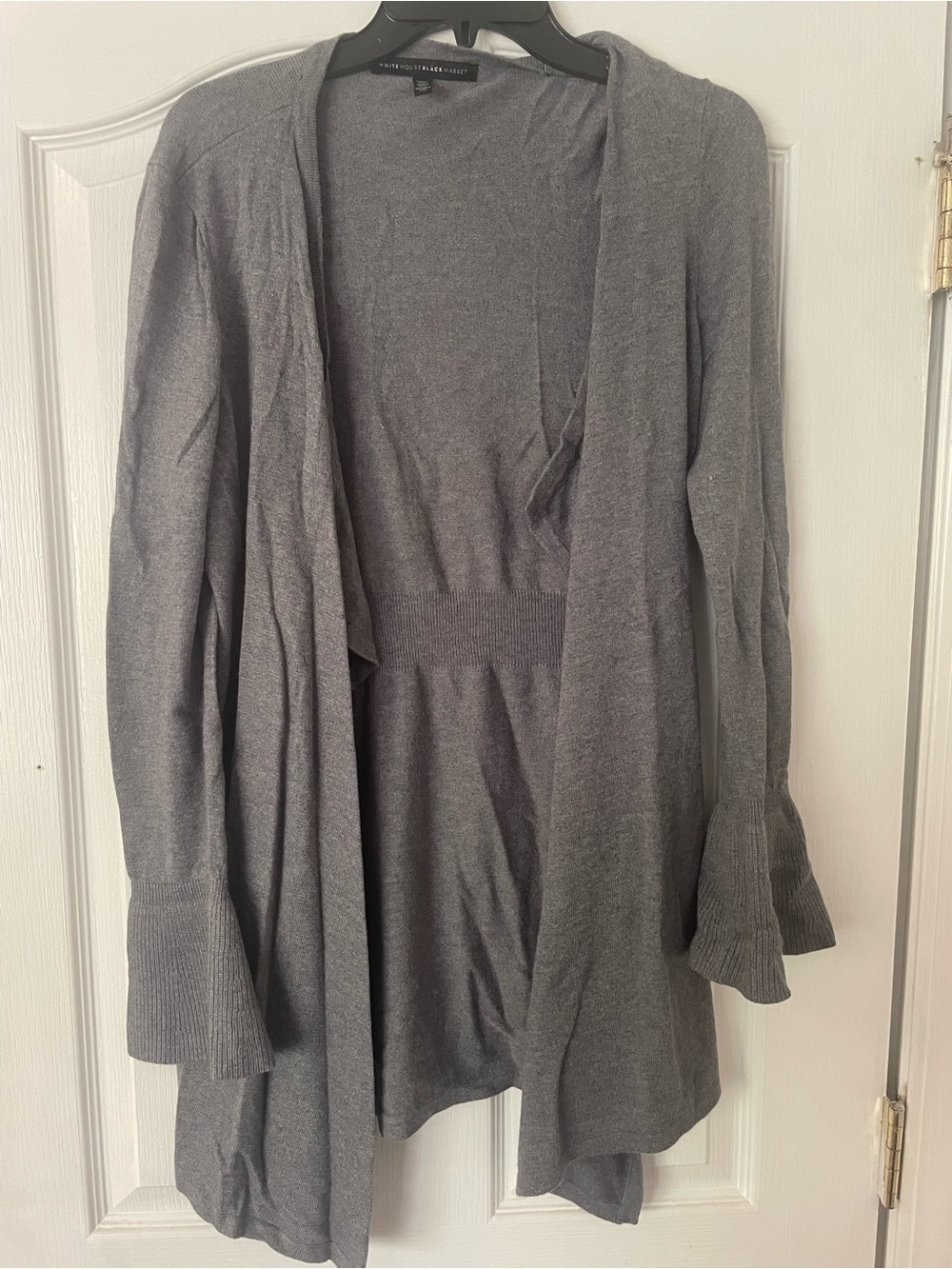 White House Black Market gray cardigan women’s medium